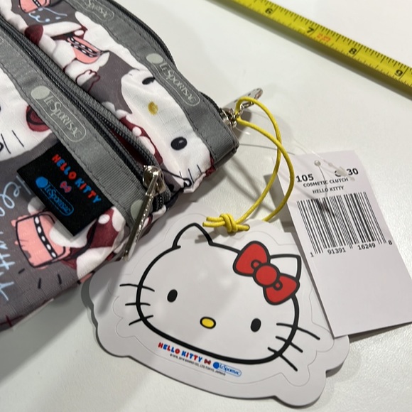 NWT Hello Kitty LeSportsac 45th anniversary cosmetic pouch w/ shopping bag. - Picture 5 of 5